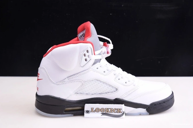 MaikeSneakers Retro Jordan DA1911-102 Silver Air Tongue (2020) 5 Red Fire 0629